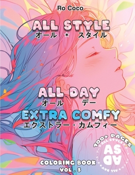 Paperback Anime Coloring Book For Teens and Adults All Style All Day: Extra Comfy Book