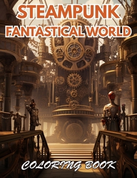 Steampunk Fantastical World Coloring Book: 100+ Beautiful Designs for Relaxation, and Creativity