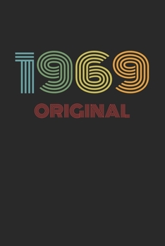 Retro 1969 Original - Tagesplaner 52 Wochen: Vintage Terminplaner - A5 (6"x9"), 120 Seiten - Geburtstag 60er 60's Geschenk Jahresplaner Kalender (German Edition)