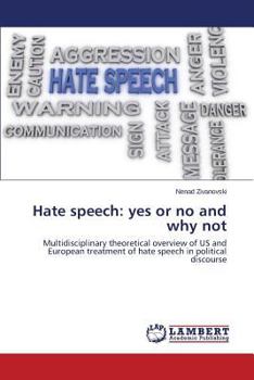 Paperback Hate speech: yes or no and why not Book