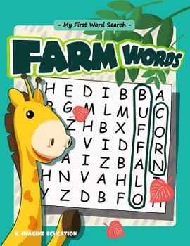Paperback My First Word Search - Farm Words Book