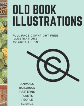 Paperback Old Book Illustrations - Copyright Free to Copy and Print Book