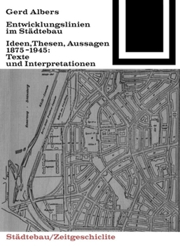 Paperback Entwicklungslinien Im Städtebau [German] Book