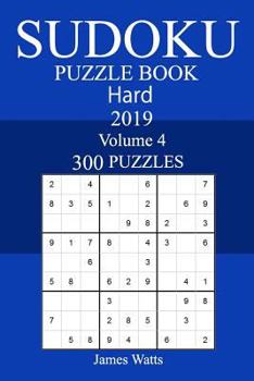 Paperback 300 Hard Sudoku Puzzle Book 2019 Book