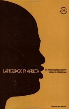 Hardcover Language in Africa: An Introductory Survey Book