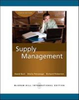 Paperback Supply Management: The Key to Supply Chain Management Book