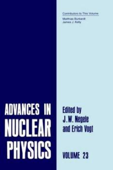 Hardcover Advances in Nuclear Physics: Volume 23 Book