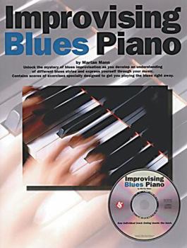 Paperback Improvising Blues Piano [With CDROM] Book