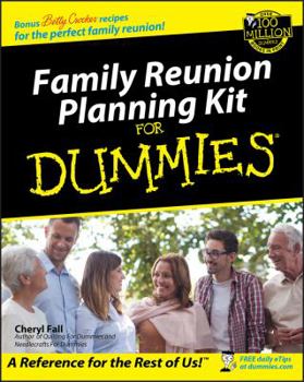 Paperback Family Reunion Planning Kit for Dummies [With CDROM] Book