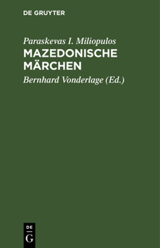 Hardcover Mazedonische Märchen [German] Book