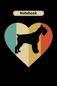 Notebook: GIANT SCHNAUZER Dog Lover Gift for Dog Owners Diary | Blank Date & Blank Lined Notebook Journal | 6x9 Inch 120 Pages White Paper