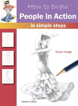 Paperback How to Draw People in Action in Simple Steps Book