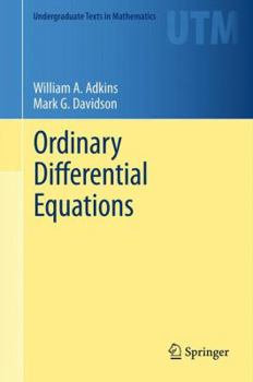 Ordinary Differential Equations - Book  of the Undergraduate Texts in Mathematics