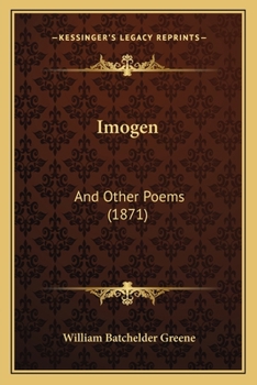 Paperback Imogen: And Other Poems (1871) Book