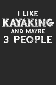 Paperback Notebook: Kayaking Ruled 6x9 120 Pages Book