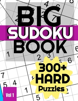 Paperback Sudoku Big Book: 300+ Hard Puzzles Book