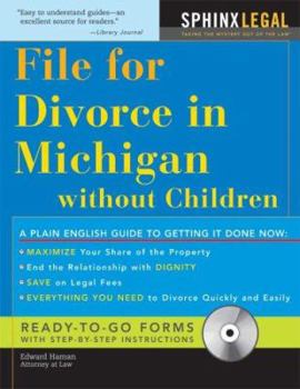 Paperback How to File for Divorce in Michigan without Children (Legal Survival Guides) Book