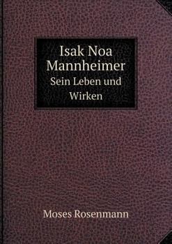 Paperback Isak Noa Mannheimer Sein Leben und Wirken [German] Book