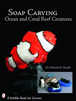 Paperback Soap Carving Ocean and Coral Reef Creatures Book