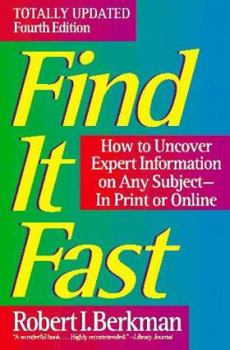 Paperback Find It Fast Fourth Edition Book