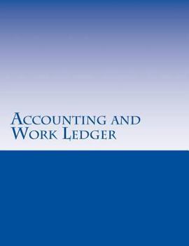 Paperback Accounting and Work Ledger Book