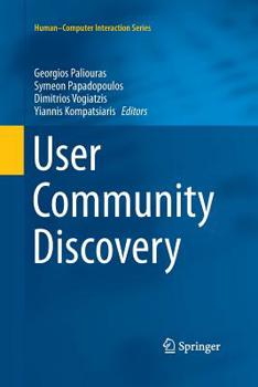 Paperback User Community Discovery Book