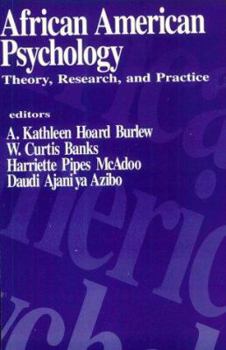 Paperback African American Psychology: Theory, Research, and Practice Book