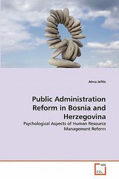 Paperback Public Administration Reform in Bosnia and Herzegovina Book