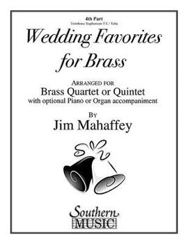 Paperback Wedding Favorites for Brass: Part 4 - Trombone/Euphonium/Tuba Book