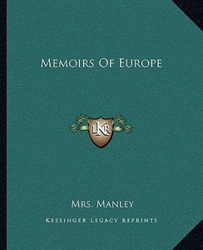 Paperback Memoirs Of Europe Book