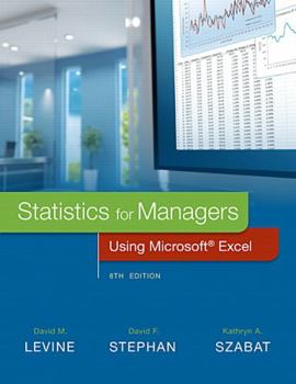 Hardcover Statistics for Managers Using Microsoft Excel Book