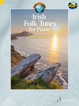 Paperback Irish Folk Tunes for Piano: 32 Traditional Pieces [With CD (Audio)] Book