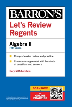 Paperback Let's Review Regents: Algebra II, Fifth Edition (Barron's New York Regents) Book