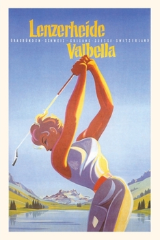 Paperback Vintage Journal Golfing in Switzerland Book