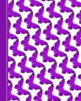 Paperback Purple Butterflies: Diary Weekly Spreads January to December Book