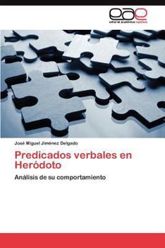 Paperback Predicados verbales en Heródoto [Spanish] Book