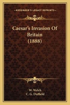 Paperback Caesar's Invasion Of Britain (1888) Book