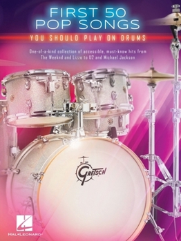 Paperback First 50 Pop Songs You Should Play on Drums Book