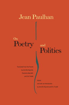 Hardcover On Poetry and Politics Book