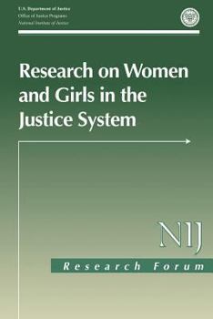 Paperback Research on Women and Girls in the Justice System Book