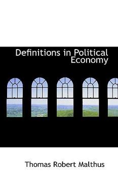 Paperback Definitions in Political Economy Book