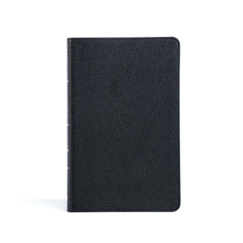 Leather Bound KJV Thinline Reference Bible, Black Genuine Leather Book