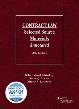 Paperback Contract Law, Selected Source Materials Annotated, 2022 Edition (Selected Statutes) Book