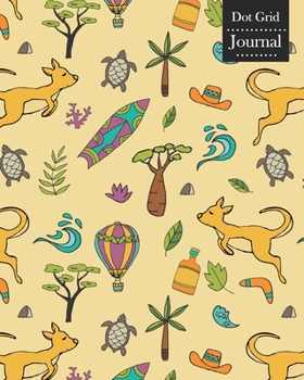 Dot Grid Journal: Notebook Planner with Australia Themed Cover Design
