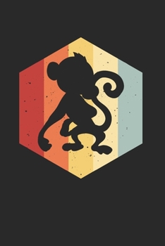 Affe �ffchen Notizbuch: Affe �ffchen Notizbuch f�r Liebhaber / Notizheft / Notizblock A5 (6x9in) Dotted Notebook / Punkteraster / 120 gepunktete Seiten