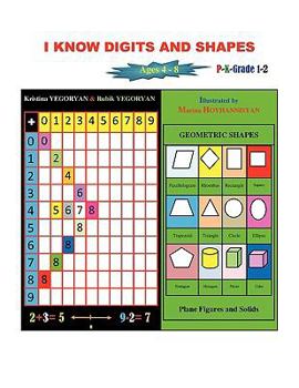 Paperback I Know Digits and Shapes Book
