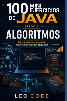 100 Mini Ejercicios de Java: Algoritmos -LIBRO 9-: Aprende búsquedas, ordenación, recursividad y eficiencia paso a paso (Mini Ejercicios de Java, de principiante a experto.) (Spanish Edition)