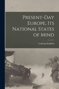 Paperback Present-day Europe, its National States of Mind Book