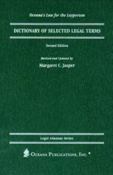 Hardcover Dictionary of Selected Legal Terms (Legal Almanac Series) Book