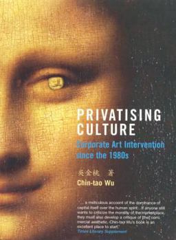 Hardcover Privatising Culture: Corporate Art Intervention Since the 1980s Book